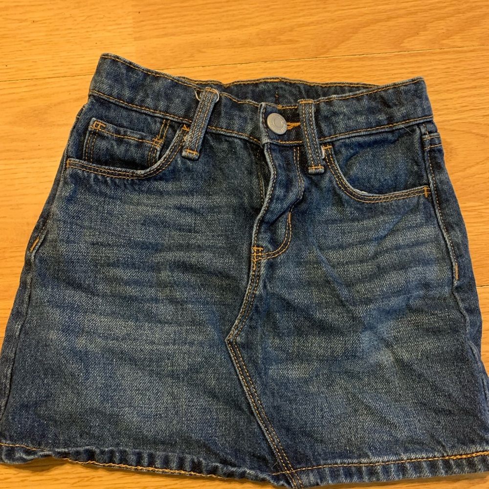 Old Navy Girls' Dark Blue Denim Skirt